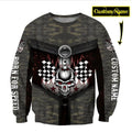 Bikergod Motorcycle Custom Name COTTON Sweatshirt Design 3D Full Printed Sizes S - 5XL - NAOA377F