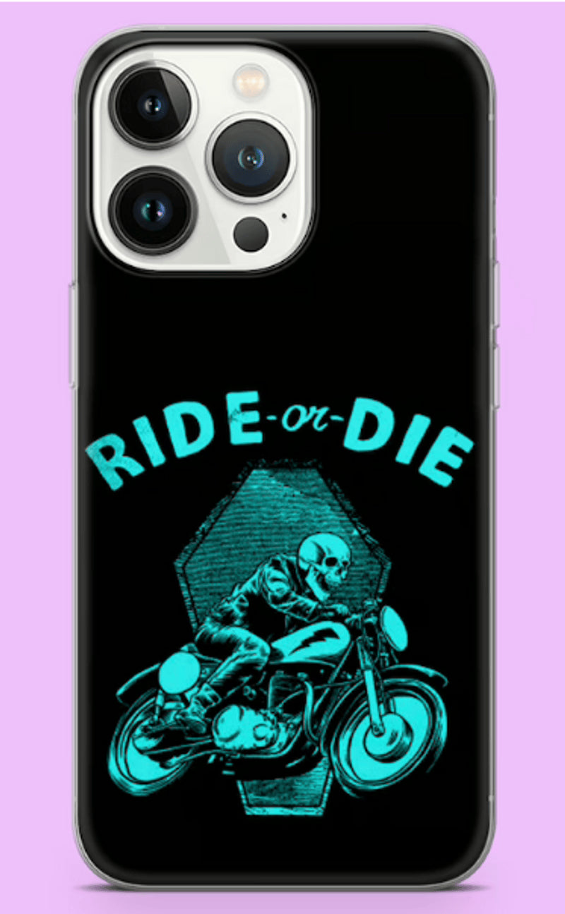 Bikergod Motorcycle Biker Ride or Die Phone Case Cover TLQA405