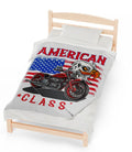 Bikergod Motorcycle American Classic 4th July Independence Day Blanket NAXA70G