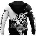 Bikergod Motorcycle Black Racing Custom Name Hoodie Design 3D Full Printed Sizes S - 5XL - NMQI129B