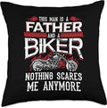 Bikergod Motorcycles This Man Is A Father And A Biker Pillow Case Design 3D Full Printed NANA226