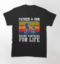 Bikergod Motorcycle Father And Son Riding Partners For Life T-shirt Design 2D Full Printed Sizes S - 5XL - NAZA237
