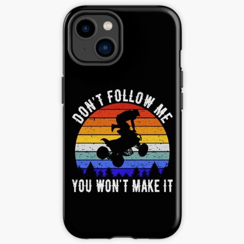 Bikergod Motorcycle Biker Don't Follow Me You Won't Make It Phone Case Cover TLWA135