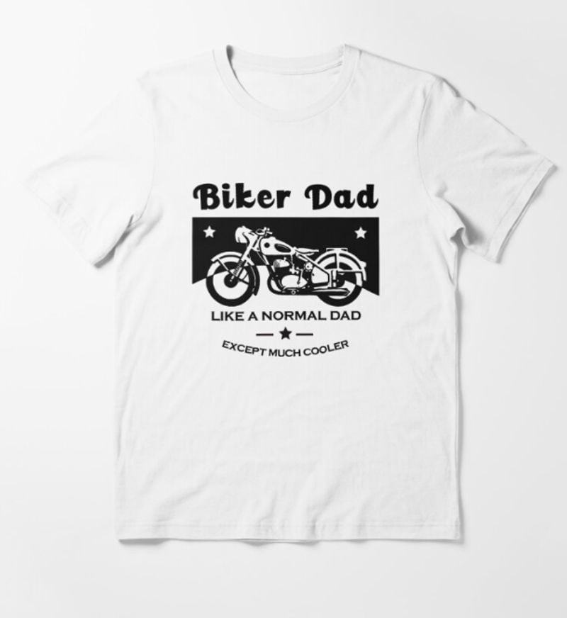 Bikergod Motorcycle Biker Dad T-shirt Design 2D Full Printed Sizes S - 5XL - NAPA610