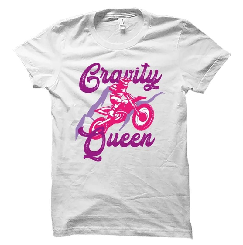Bikergod Motorcycles Cravity Queen T-shirt Design 2D Full Printed Sizes S - 5XL - NAFA267