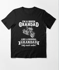 Bikergod Motorcycle I'm Biker Grandad Like normal Grandad , Only Cooler T-shirt Design 2D Full Printed Sizes S - 5XL - NAUA271