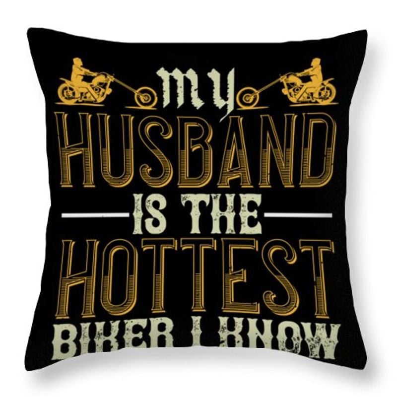 Bikergod Motorcycle My husband is the hottest biker I know Pillow Case Design 3D Full Printed TLUA23A