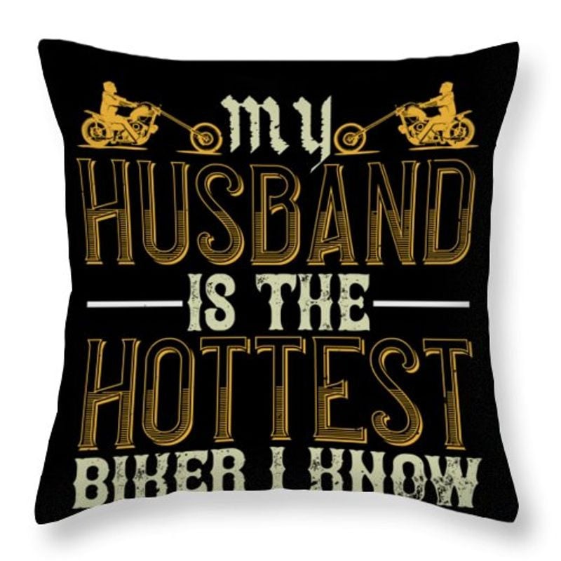 Bikergod Motorcycle My husband is the hottest biker I know Pillow Case Design 3D Full Printed TLUA23A