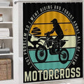 Bikergod Motorcycle I Got Problem And I Went Riding Bathroom Decor Set NMBR15