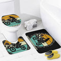Bikergod Motorcycle I Got Problem And I Went Riding Bathroom Decor Set NMBR15