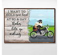 Bikergod Motorcycle Hold Your Hand Biker Poster NANA129