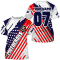 Bikergod Motorcycle Motorcross Racing Custom Name And Number T-shirt Design 3D Full Printed Sizes S - 5XL - NMQI146