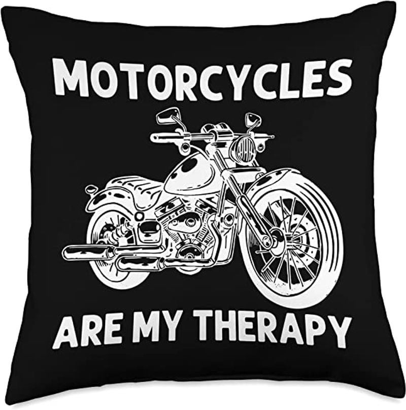 Bikergod Motorcycles Are My Therapy Pillow Case Design 3D Full Printed NANA204