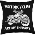 Bikergod Motorcycles Are My Therapy Pillow Case Design 3D Full Printed NANA204