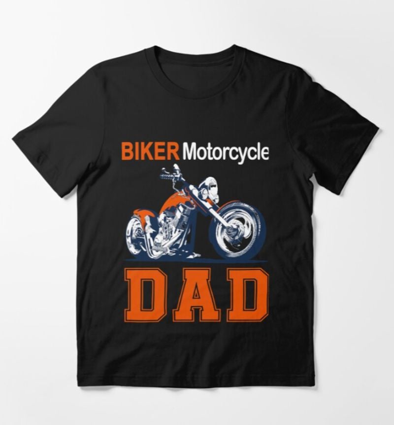 Bikergod Motorcycle Biker Motorcycle Dad T-shirt Design 2D Full Printed Sizes S - 5XL - NATA506