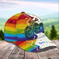 Bikergod Motorcycle Happy Pride Month Love Is Love Classic Cap NMQI101