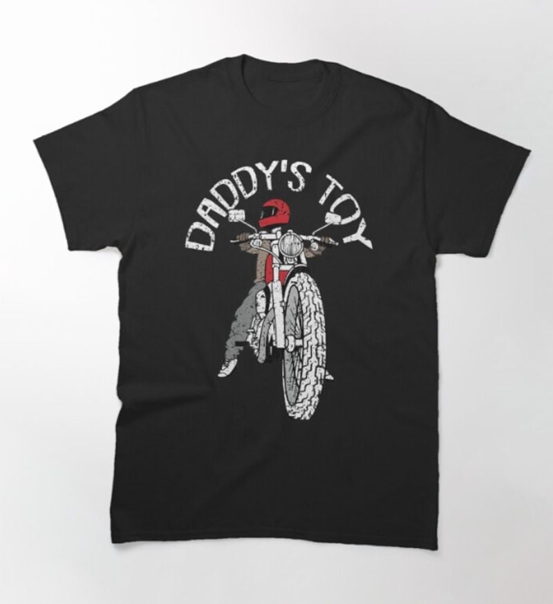 Bikergod Motorcycle Daddy's Toy T-shirt Design 2D Full Printed Sizes S - 5XL - NAZA259