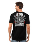 Bikergod Motorcycle Bikes Blues & BBQ Arkansas Motorcycle Rally T-shirt Design 2D Full Printed Sizes S - 5XL - NASA04
