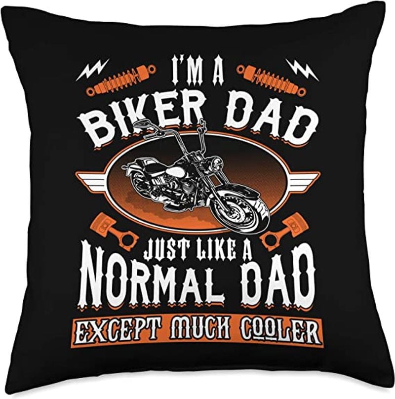 Bikergod Motorcycles I'm A Biker Dads Pillow Case Design 3D Full Printed NANA229