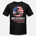 Bikergod Motorcycle American Flag Motocross T-shirt Design 2D Full Printed Sizes S - 5XL - NASA37