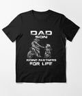Bikergod Motorcycle Dad and son riding partners for life T-shirt Design 2D Full Printed Sizes S - 5XL - NAPA629