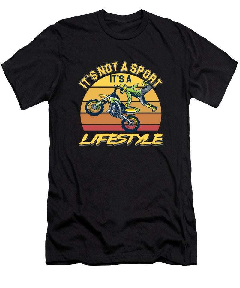 Bikergod Motorcycle It's A Lifestyle T-shirt Design 2D Full Printed Sizes S - 5XL - NAXA115