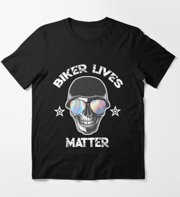Bikergod Motorcycle Biker Lives Matter T-shirt Design 2D Full Printed Sizes S - 5XL - NAKA336