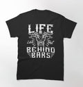 Bikergod Motorcycle Life behind bars T-shirt Design 2D Full Printed Sizes S - 5XL - NAHA446