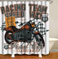 Bikergod Motorcycle Racing Team Speed Way Final Cup Classic Race Bathroom Decor Set NMQI106