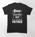 Bikergod Motorcycle Biker Teacher Father T-shirt Design 2D Full Printed Sizes S - 5XL - NAZA262