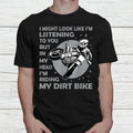 Bikergod Motorcycle In My Head I'm Riding My Dirt Bike T-shirt Design 2D Full Printed Sizes S - 5XL - NANA312
