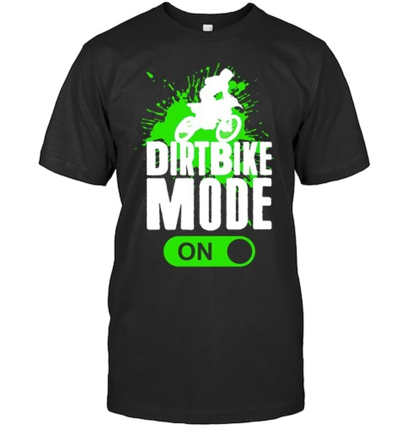 Bikergod Motorcycle Dirt Bike Mode On T-shirt Design 2D Full Printed Sizes S - 5XL - NAOA154