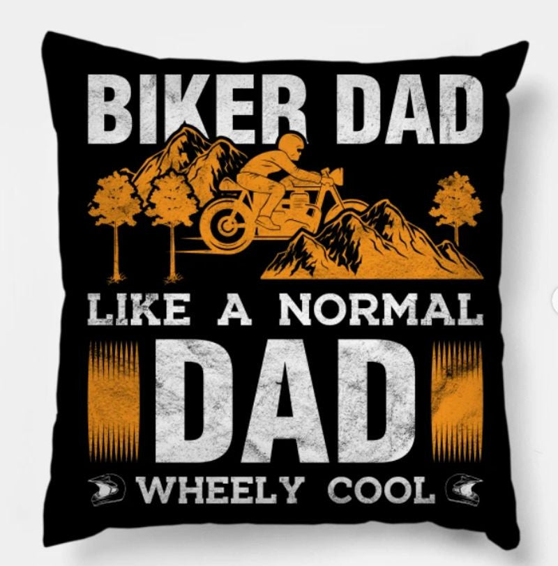 Bikergod Motorcycle Biker Dad Like A Normal Dad Pillow Case Design 3D Full Printed NAXA181