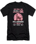 Bikergod Motorcycle A Girl who Really Loved Dog And Motocross T-shirt Design 2D Full Printed Sizes S - 5XL - NAXA97
