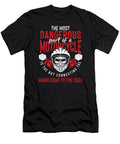 Bikergod Motorcycle The Most Dangerous Part Of A Motorcycle T-shirt Design 2D Full Printed Sizes S - 5XL - NAXA90