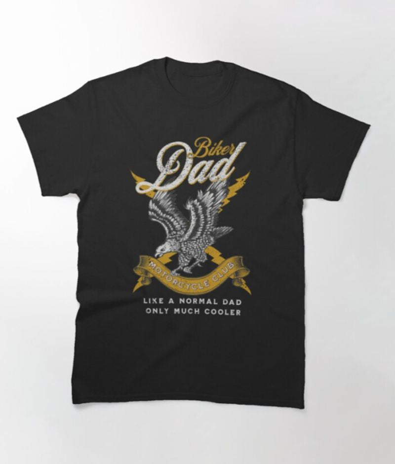 Bikergod Motorcycle Biker Dad Motorcycle Club T-shirt Design 2D Full Printed Sizes S - 5XL - NATA544