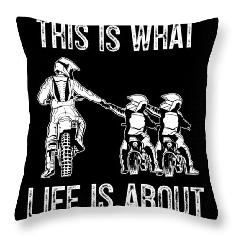 Bikergod Motorcycle  This Is What Life Is About Pillow Case Design 3D Full Printed TLUA13A