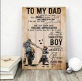 Bikergod Motorcycle Father's Day Gifts For Dad From The Son Poster NAXA500