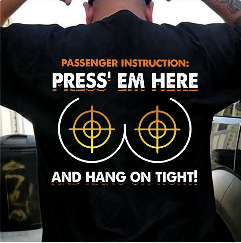 Bikergod Motorcycles Biker Passenger Instruction T-shirt Design 2D Full Printed Sizes S - 5XL - NAEA289