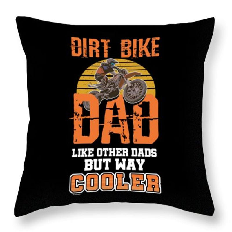 Bikergod Motorcycle Dirt Bike Dad Like Other Dads But Way Much Cooler Pillow Case Design 3D Full Printed TLUA17A