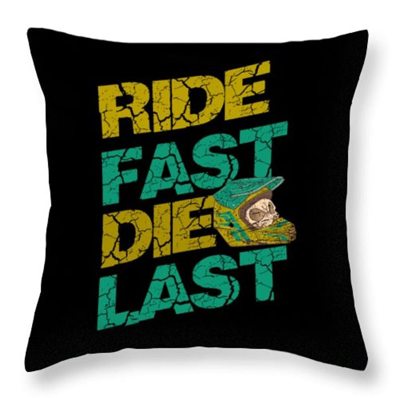 Bikergod Motorcycle Ride Fast Die Last Motocross Pillow Case Design 3D Full Printed NAXA166
