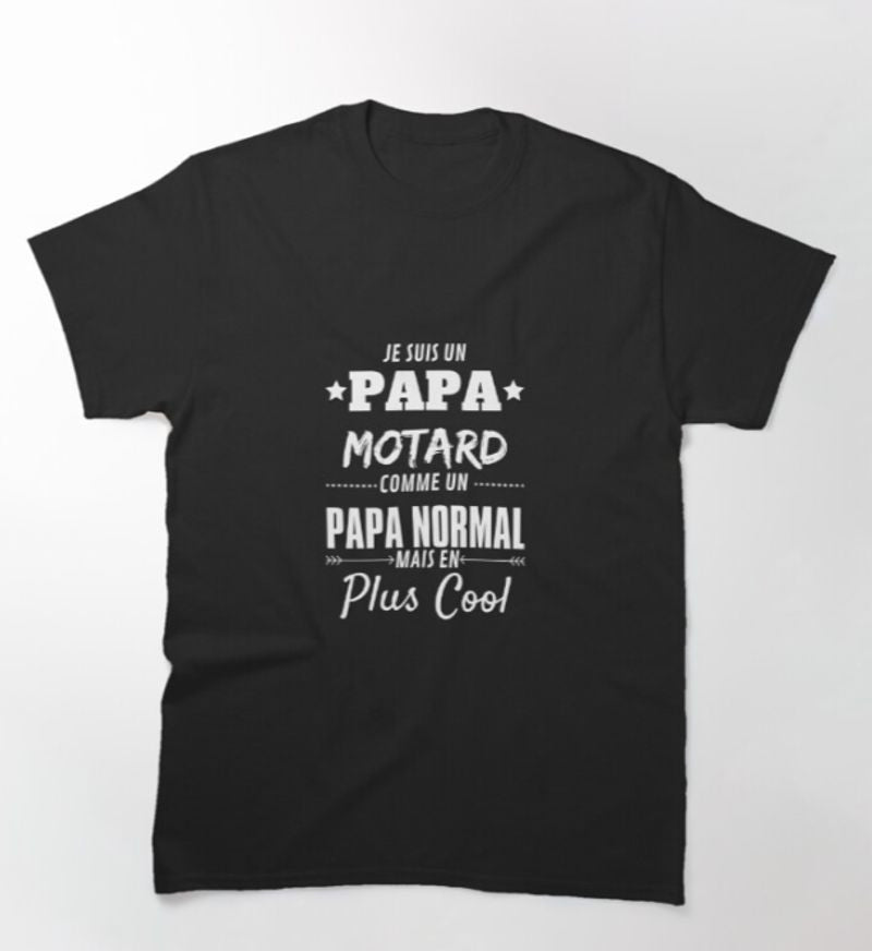 Bikergod Motorcycle Papa Motard T-shirt Design 2D Full Printed Sizes S - 5XL - NATA514