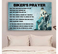 Bikergod Motorcycle Biker's Prayer Poster NANA143