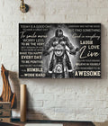 Bikergod Motorcycle TODAY IS A GOOD DAY TO HAVE A GREAT DAY Poster NANA261
