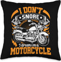 Bikergod Motorcycles I Don't Snore I Dream I'm A Motorcycle Pillow Case Design 3D Full Printed NANA286