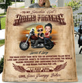 Bikergod Motorcycle You Are My Smokin' Hot Riding Partner Biker Couple Custom Names Blanket NAIA305