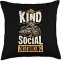 Bikergod Motorcycles My Kind of Social Distancing Pillow Case Design 3D Full Printed NANA279
