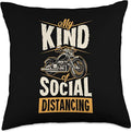 Bikergod Motorcycles My Kind of Social Distancing Pillow Case Design 3D Full Printed NANA279