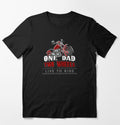 Bikergod Motorcycle One dad two wheels T-shirt Design 2D Full Printed Sizes S - 5XL - NATA523