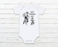 Bikergod Motorcycle Daddy's Future Riding Buddy COTTON Baby Onesie Bodysuit NAUA308